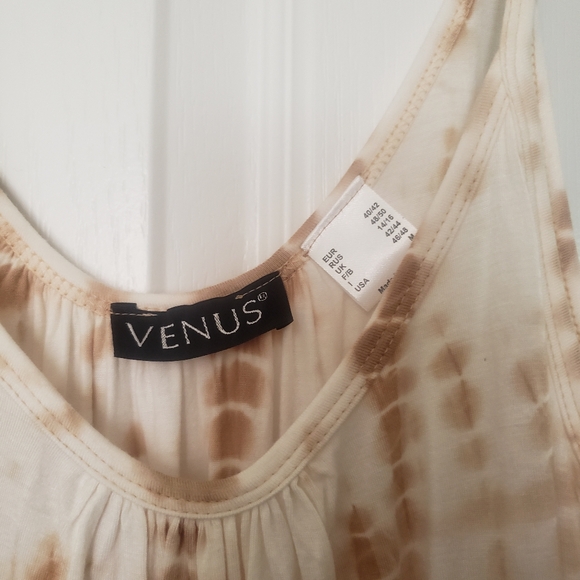 VENUS~ Brand New With Tag Tie-Dye Beige Jumpsuit w/Pockets-MEDIUM - Picture 7 of 11